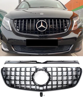✅ GRILL KÜHLERGRILL FÜR MERCEDES V-KLASSE W447 14-19 PANAMERICANA AMG GT OPTIK ✅ - Image 1 of 4