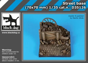 Base de calle Black Dog 1/35 (70 mm x 70 mm) - Imagen 1 de 1