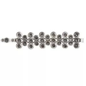 Konplott Armband Armkette Rivoli Concave black antique silber medium - Bild 1 von 3