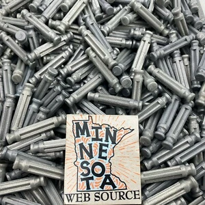 650 NUOVE aste metalliche Knex argento 1-5/16" - ricambi standard K'nex - Foto 1 di 4