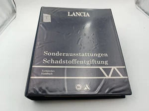 Manuale officina Lancia dispositivi anti inquinamento Thema Delta lingua tedesco - Foto 1 di 24