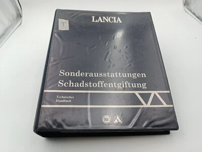 Manuale officina Lancia dispositivi anti inquinamento Thema Delta lingua tedesco - Immagine 1 di 4