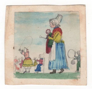 Muñecas para jugar acuarela y lápiz para niños Xanthus Smith, etc. aprox. 1852 - Imagen 1 de 2
