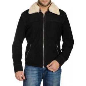 THE WALKING DEAD RICK GRIMES - ANDREW LINCOLN 100% SUEDE LEATHER JACKET-BNWT - Picture 1 of 7