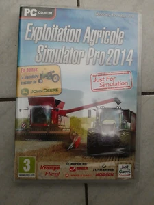 Agricultural Farming Simulator Pro 2014 / PC DVD-ROM FR Complete New Blister - Picture 1 of 1