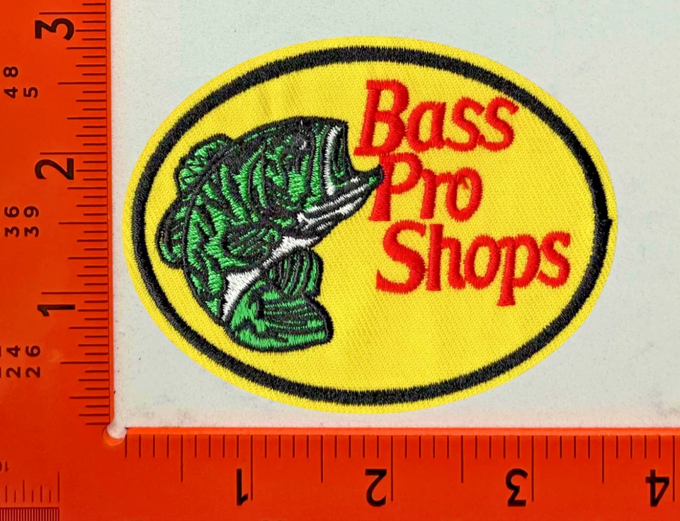 Bass Pro Patch Embroidered Iron/Sew-On Fishing Outdoor Logo for Hat or Bag - Image 1 of 1