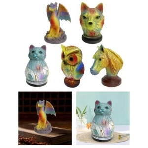 Animal Table Lamp Bedroom Lamp Retro Table Lamp for Library Bedroom Office - Picture 1 of 30