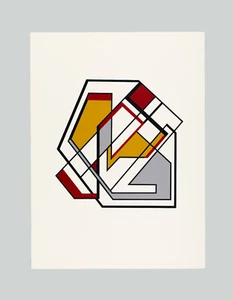Mario WURZEL - "Ohne Titel", (A) '1970 - Siebdruck, 75 x 56 cm - Bild 1 von 5