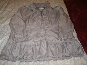 Roamans ladies light gray spring summer dressy jacket size 18 W - Bild 1 von 5