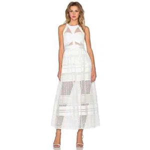 REVOLVE Three Floor Dress White Size XS  - Picture 1 of 12