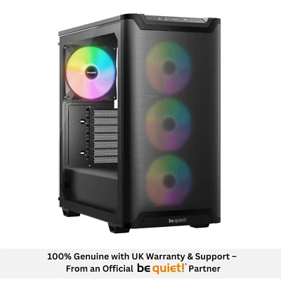 be quiet! Pure Base 501 LX Black PC Case | Airflow & Silent Cooling | UK Partner - Image 1 of 4