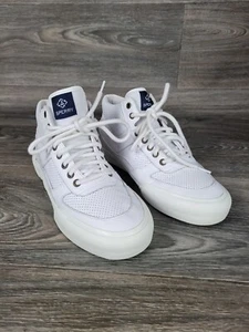 Sperry Womens Soletide Seacycled Sneaker White Recycled Material Sz9  - Picture 1 of 11