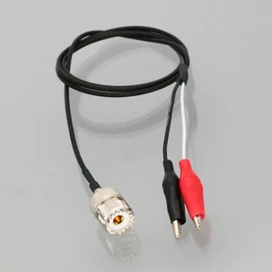 Cable de prueba de osciloscopio SO239 UHF a cocodrilo 27 mm clip de cocodrilo RG316 3 FT - Imagen 1 de 6