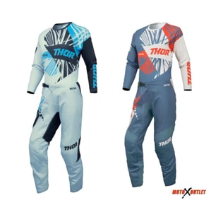 Women's Thor Split Motocross Gear Combo Sector Dirt Bike Pant Jersey Kit Womens - Picture 1 of 29
