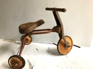 Antique Childs Metal Pedal Tricycle Restore - Picture 1 of 8