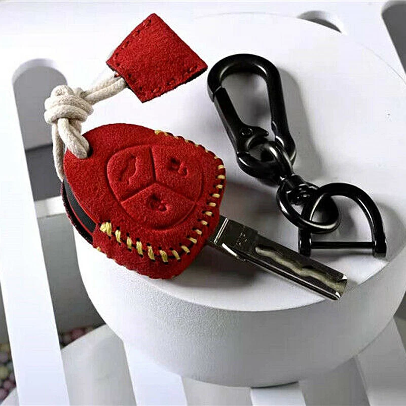 Funda con llavero inteligente de cuero gamuza para coche para Ferrari 458 612 599 GTB FF Foto 1 de 4