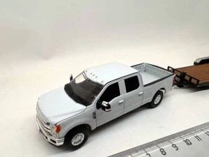 F5418 First Gear 1:50 Ford F-250 Super Duty camioneta tándem plataforma baja blanca - Imagen 1 de 5