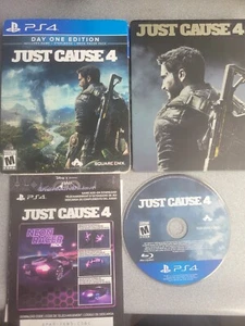 JUST CAUSE 4-2018-STEELBOOK COLLECTORS EDITION PS4 VERY GOOD CONDITION (Rated M) - Picture 1 of 3