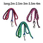 Horse Lead Rope Sturdy Halter Rope Cord with Bolt Snap Clip Braided Webbing
