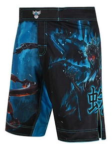 Raven Fightwear Men's Cybernetic Jorogumo MMA Shorts BJJ Black - Picture 1 of 3