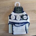 Laura Ashley Cap & Diaper Cover Set Knit Unisex Baby Shower Gift 0 - 6 Months