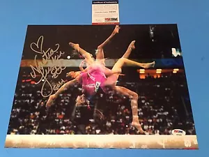 Nastia Liukin Goldmedaille Gymnastik 11x14 Foto signiert Auto PSA/DNA COA - Bild 1 von 2