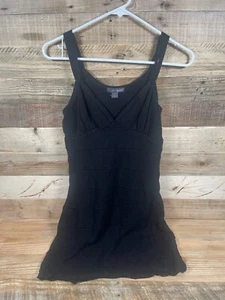 Twenty One Black Women’s (L) Bandage Tube Dress V Neck Sleeveless Bodycon Gown - Picture 1 of 3