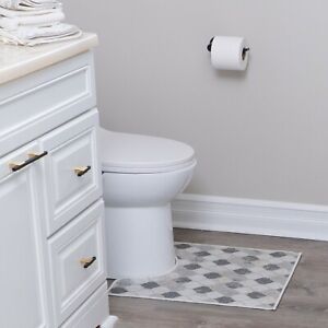 Toilet Mat - Machine Washable - Absorbent Bath Rugs for Bathroom Floor