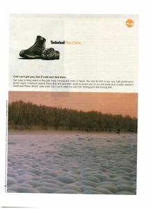 2004 PRINT AD - TIMBERLAND FOOTWEAR FASHION  AD - TIMBERLAND SNOW LIZARD AD - Picture 1 of 1