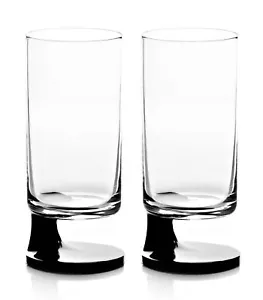 Joe Colombo - Smoke Bicchiere Bibta Longdrinkglas (schwarz) (Doppelpack) - Bild 1 von 2