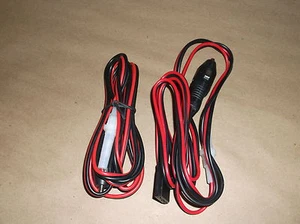 NEW 2 CB RADIO 3 PIN POWER CORD WITH CIGARETTE LIGHTER ADAPTOR FITS COBRA 29,25 - Afbeelding 1 van 1