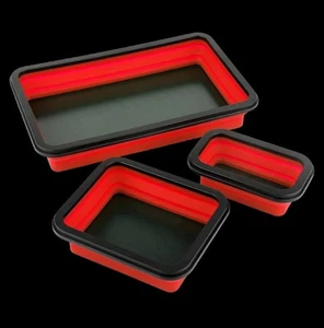 Bandejas de herramientas magnéticas de silicona plegables 3 piezas. Envío y devolución gratuitos - Imagen 1 de 5