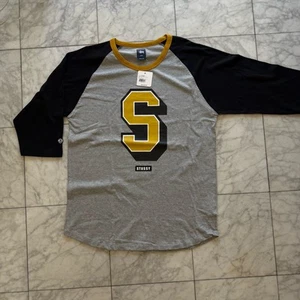 Stussy Vintage Baseball Raglan 3/4 Shirt Size XL RARE New Single Stitch - Picture 1 of 10