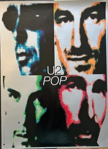 U2 POP 1997 Island/Polygram Promo Poster - Picture 1 of 1