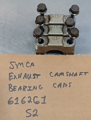 SMART FORTWO BRABUS 2009 1.0L 3CYL ESCAPE ÁRBOL DE LEVAS JUEGO DE TAPAS DE COJINETE 616261EXH 4R Foto 1 de 4