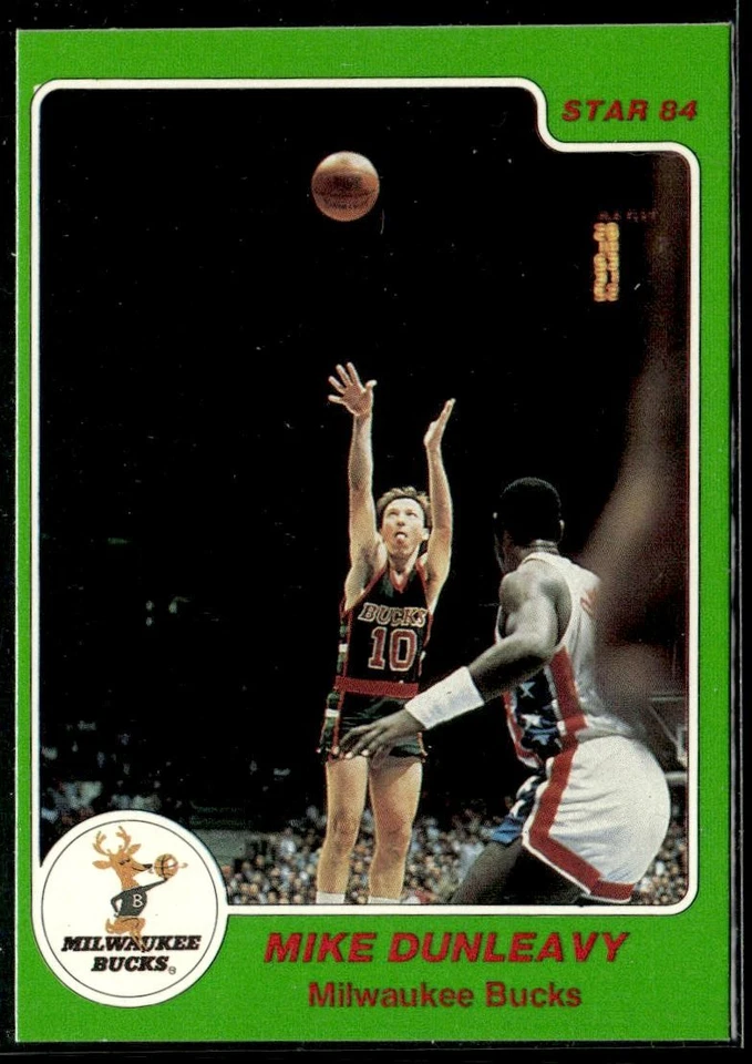 1984-85 Star Arena Milwaukee Bucks Mike Dunleavy HS - Image 1 of 2