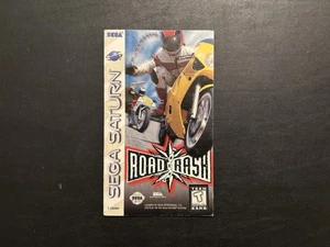 Road Rash Sega Saturn 1996 sistema de juego manual de instrucciones folleto solo auténtico - Imagen 1 de 10