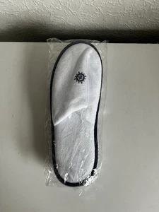 Pair Of MSC Voyagers Club Logo Unisex Slippers/Sliders - White - Brand New - Picture 1 of 4