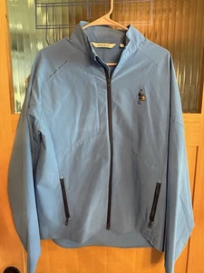 MEN PETER MILLAR GOLF L/S CROWN SPORT WINTER WIND GUST JACKET, MEDIUM W/logo - Picture 1 of 5