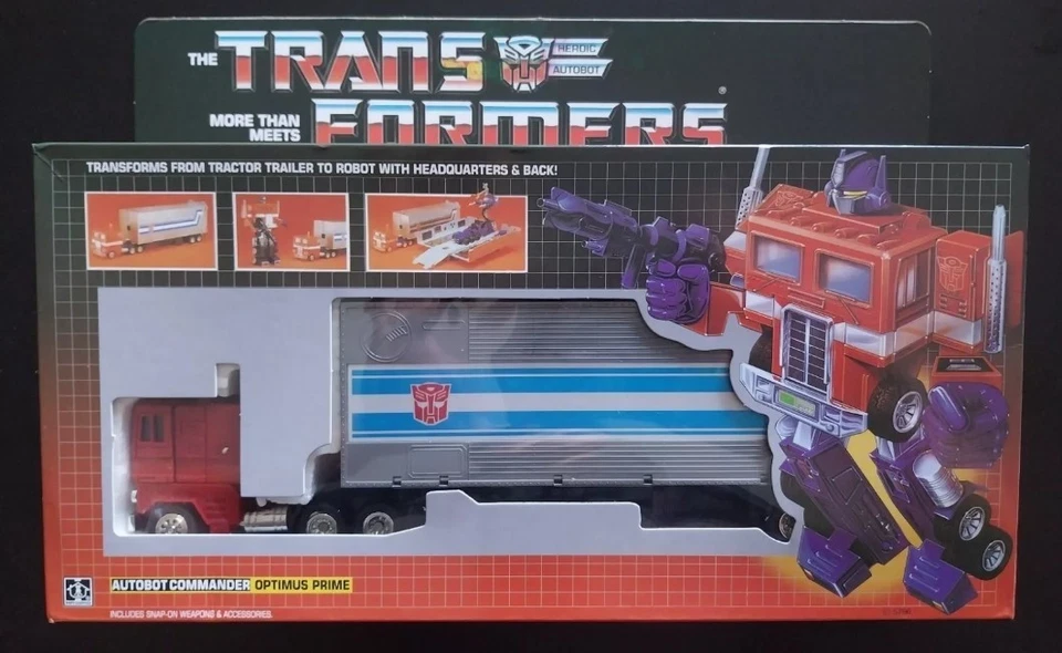 TRANSFORMERS G1 OPTIMUS PRIME COMMANDER RIEDIZIONE NUOVO - Immagine 1 di 1