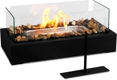 Tabletop Fire Pit Indoor/Outdoor - Stainless Steel Portable Fireplace