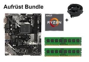 Bundle ASRock A320M-DVS R4.0 + AMD RYZEN 3 5 7 CPU + 8GB bis 32GB RAM wählbar - Bild 1 von 14