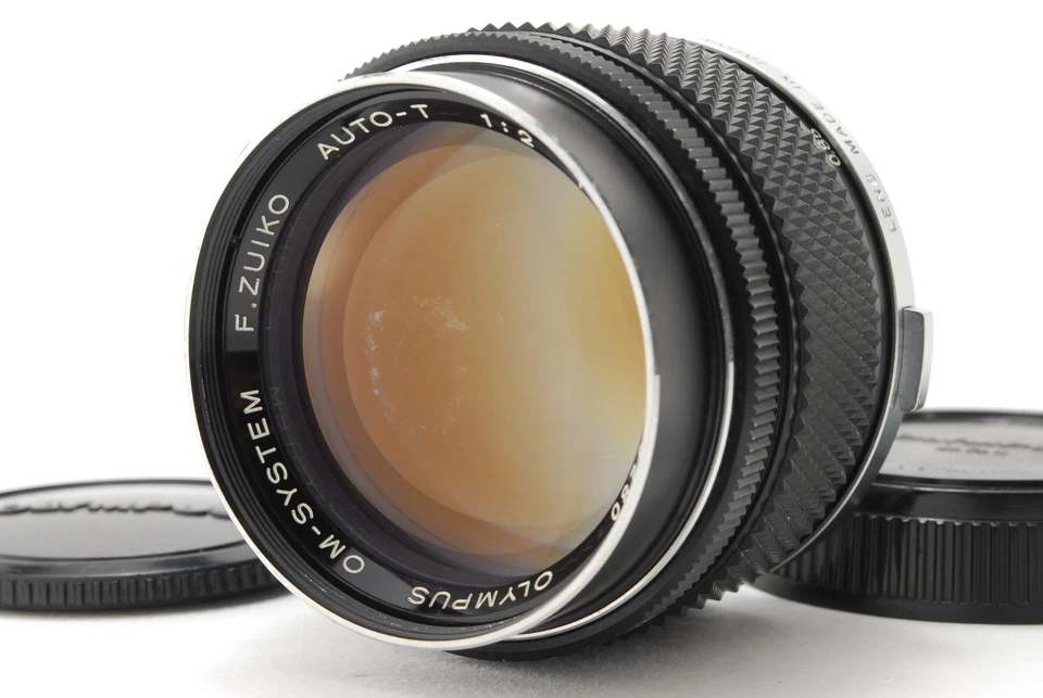 [Near MINT+++]  Olympus OM-System F Zuiko Auto-T 85mm f/2 portrait Lens JAPAN - Image 1 of 4