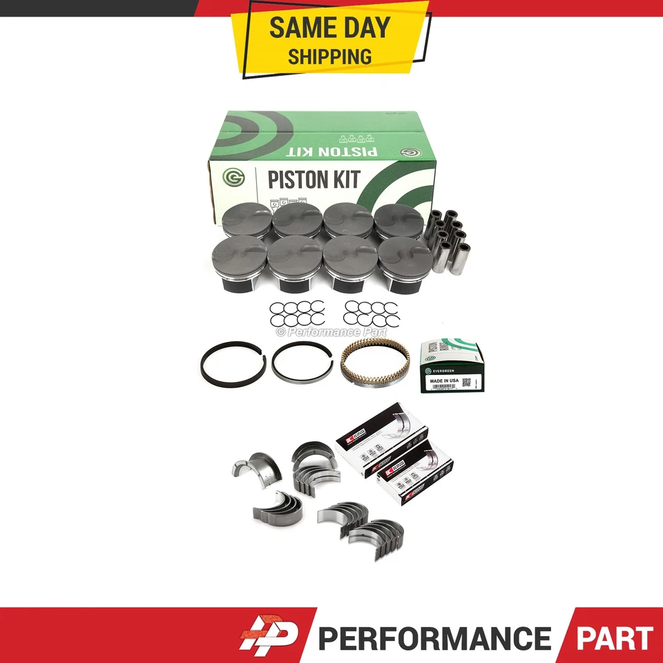 Rodamientos de varilla principal de pistones para 10-13 Cadillac Escalade Chevrolet GMC V8 6,2 L OHV Foto 1 de 4