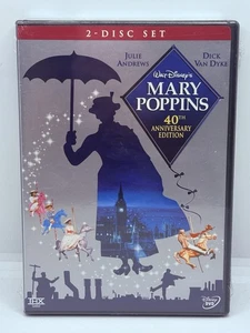 Walt Disney’s Mary Poppins (40th Anniversary Edition) DVD (2 Disc Set) Brand New - Imagen 1 de 4