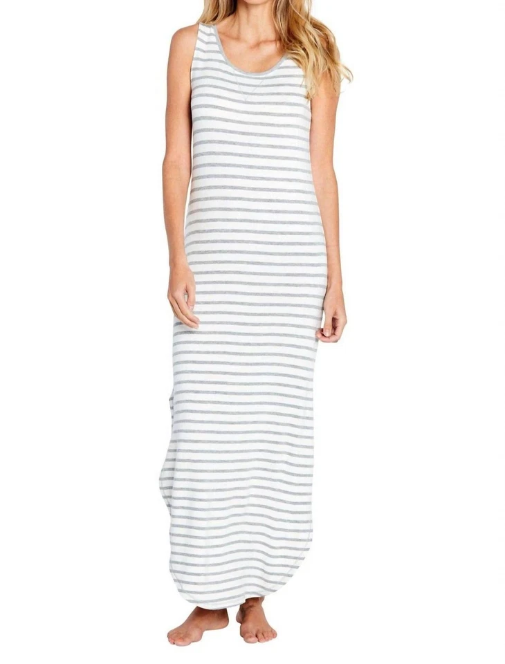 Maxi Vestido Twelve Eighty Eight Malibu Tank Lounge Gris Jaspeado Foto 1 de 1