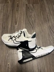 Men's Nike LeBron Witness 6 TB White Black Size 13 DO9843-100 2022 - Picture 1 of 10