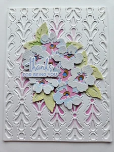 Handmade Greeting Card Keepsake Quality ocbrandy thanks for you - Picture 1 of 2