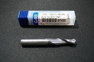GARR 5/16" D DRILL/ END MILL, 120°, SOLID CARBIDE, TIALN COATED, FREE SHIP, 1 PC - Picture 1 of 1