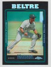ADRIAN BELTRE 2005 Topps Chrome Update BLACK REFRACTOR #UH24 SP #/250 SEE SCANS